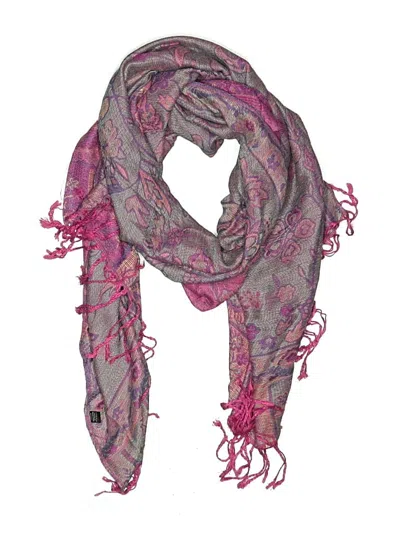 Pre-owned Assorted Brands Scarf In Pink
