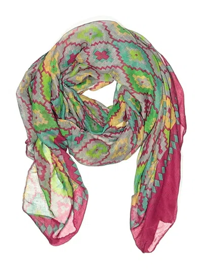 Pre-owned Assorted Brands Scarf In Pink