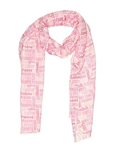 Pre-owned Assorted Brands Scarf In Pink