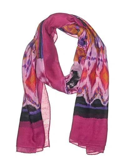 Pre-owned Assorted Brands Scarf In Pink