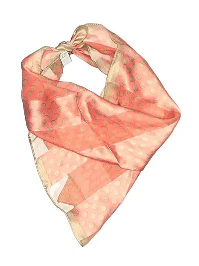 Pre-owned Assorted Brands Scarf In Pink