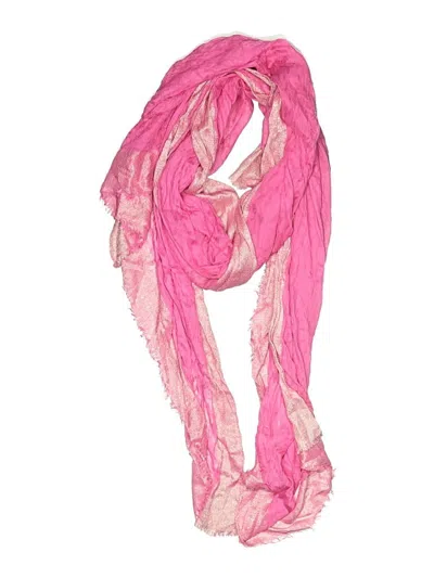 Pre-owned Assorted Brands Scarf In Pink