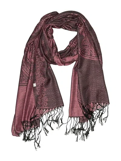 Pre-owned Assorted Brands Scarf In Pink