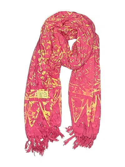Pre-owned Assorted Brands Scarf In Pink