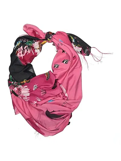 Pre-owned Assorted Brands Scarf In Pink