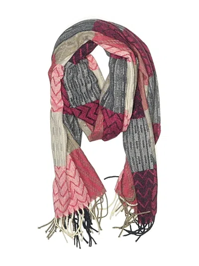 Pre-owned Assorted Brands Scarf In Pink