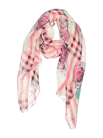 Pre-owned Assorted Brands Scarf In Pink