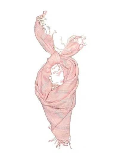 Pre-owned Assorted Brands Scarf In Pink