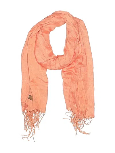 Pre-owned Assorted Brands Scarf In Pink