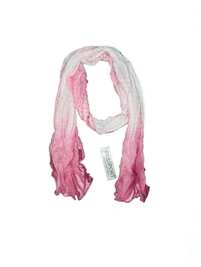 Pre-owned Assorted Brands Scarf In Pink