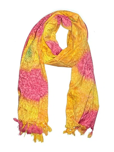 Pre-owned Assorted Brands Scarf In Pink