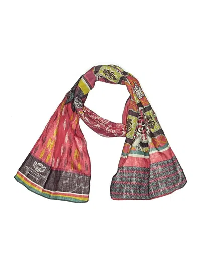 Pre-owned Assorted Brands Scarf In Pink