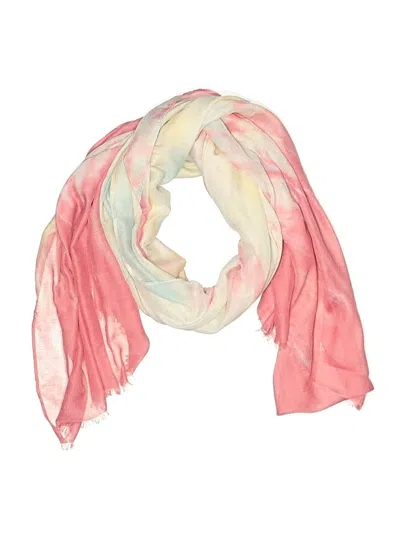 Pre-owned Assorted Brands Scarf In Pink