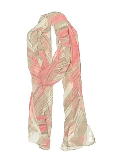 Pre-owned Assorted Brands Scarf In Pink
