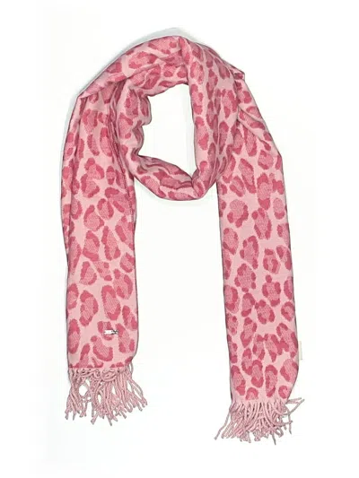 Pre-owned Assorted Brands Scarf In Pink