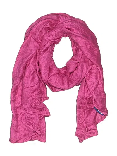 Pre-owned Assorted Brands Scarf In Pink