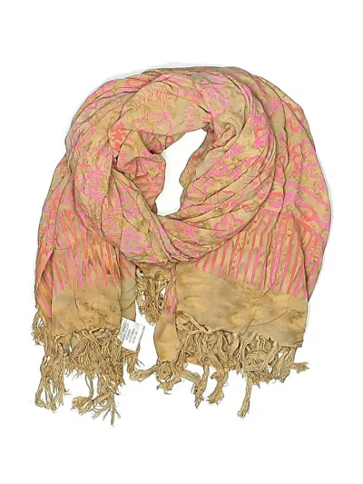 Pre-owned Assorted Brands Scarf In Pink