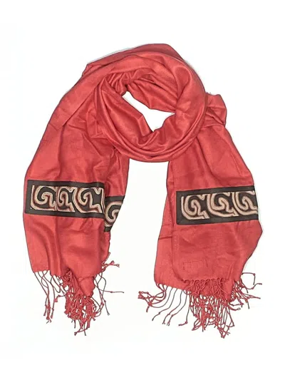 Pre-owned Assorted Brands Scarf In Pink
