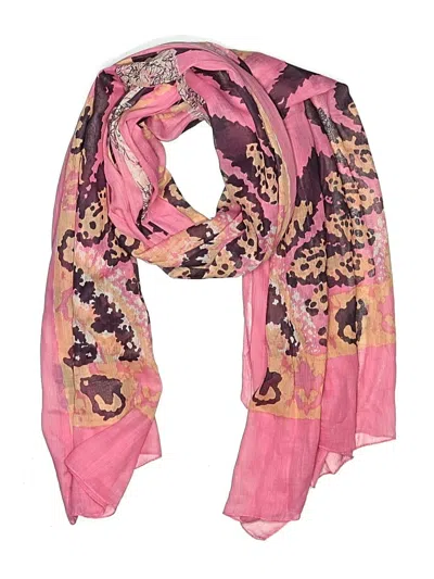 Pre-owned Assorted Brands Scarf In Pink