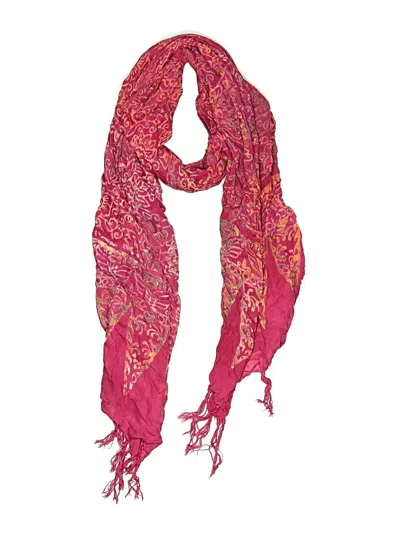 Pre-owned Assorted Brands Scarf In Pink