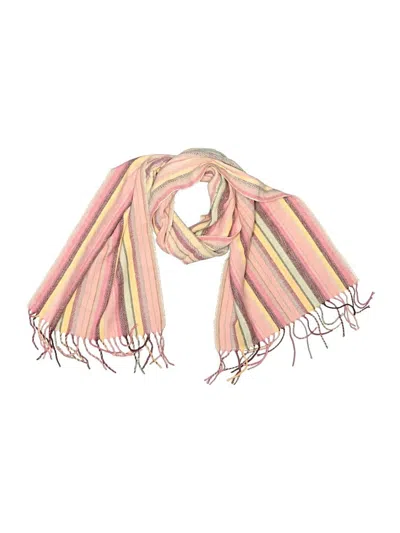 Pre-owned Assorted Brands Scarf In Pink