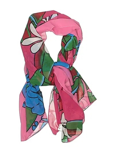 Pre-owned Assorted Brands Scarf In Pink