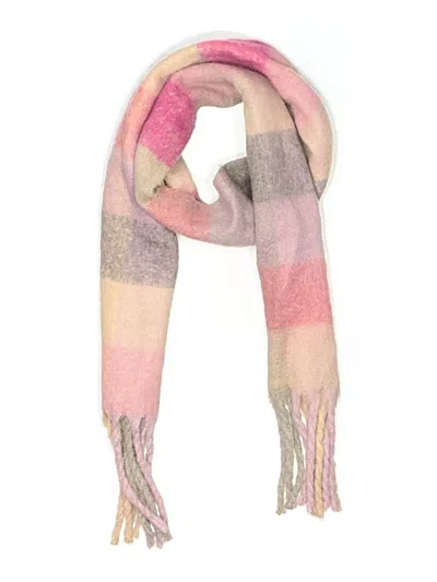 Pre-owned Assorted Brands Scarf In Pink