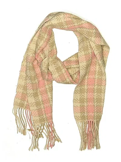 Pre-owned Assorted Brands Scarf In Pink