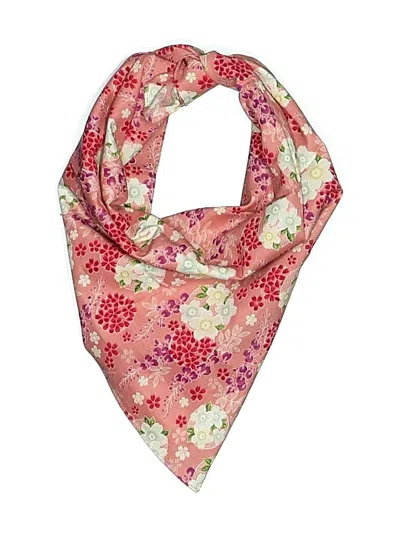 Pre-owned Assorted Brands Scarf In Pink