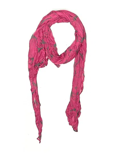 Pre-owned Assorted Brands Scarf In Pink