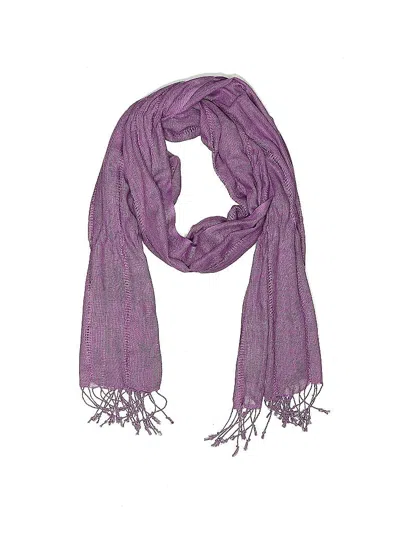 Pre-owned Assorted Brands Scarf In Purple