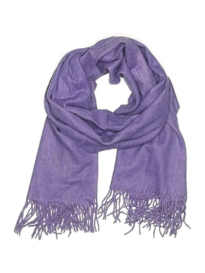 Pre-owned Assorted Brands Scarf In Purple