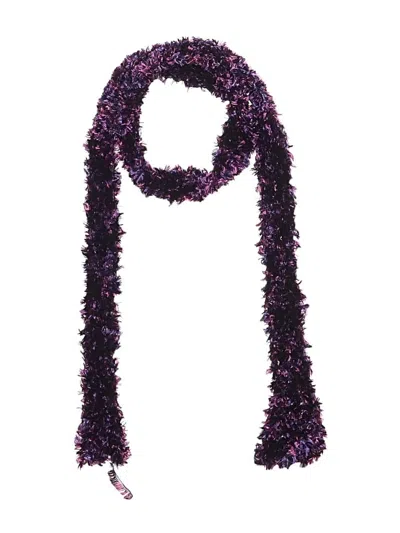 Pre-owned Assorted Brands Scarf In Purple