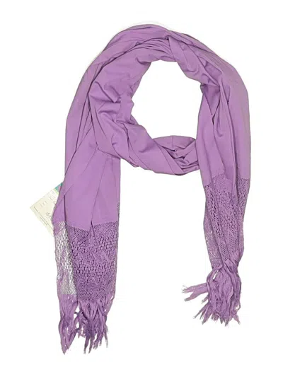 Pre-owned Assorted Brands Scarf In Purple