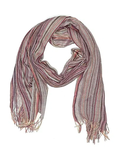 Pre-owned Assorted Brands Scarf In Purple