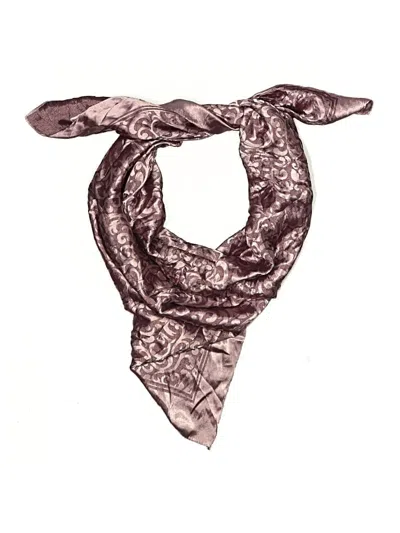 Pre-owned Assorted Brands Scarf In Purple