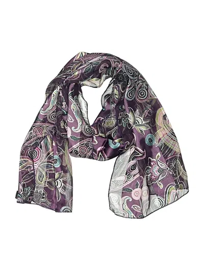 Pre-owned Assorted Brands Scarf In Purple