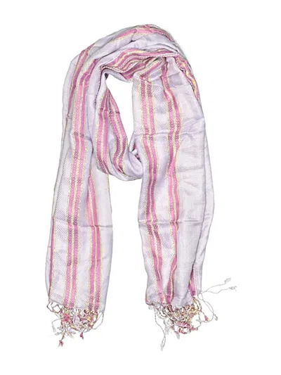 Pre-owned Assorted Brands Scarf In Purple