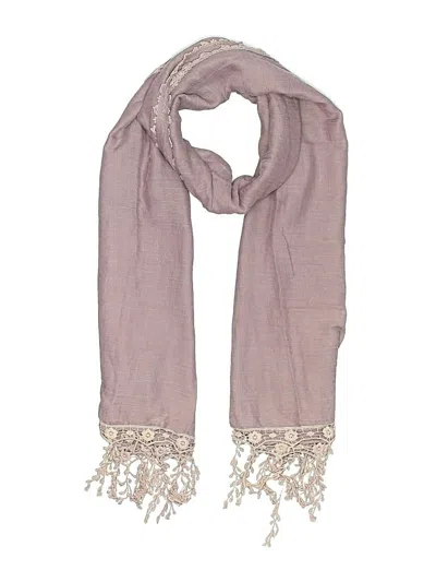 Pre-owned Assorted Brands Scarf In Purple
