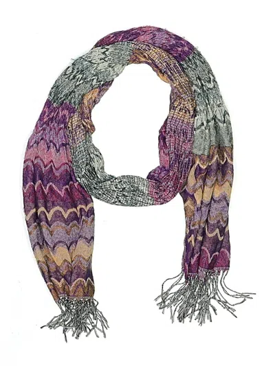 Pre-owned Assorted Brands Scarf In Purple