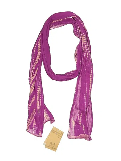 Pre-owned Assorted Brands Scarf In Purple