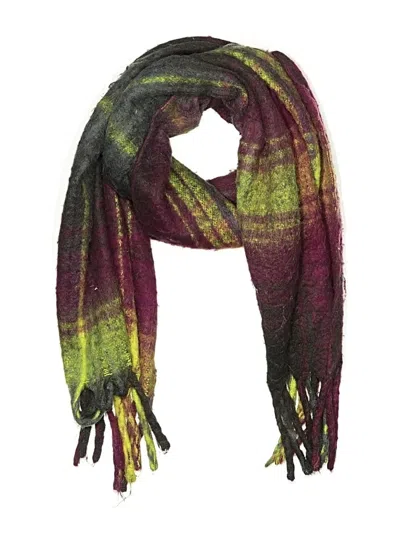 Pre-owned Assorted Brands Scarf In Purple