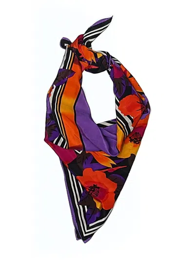 Pre-owned Assorted Brands Scarf In Purple
