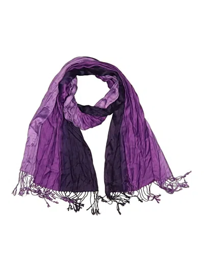 Pre-owned Assorted Brands Scarf In Purple