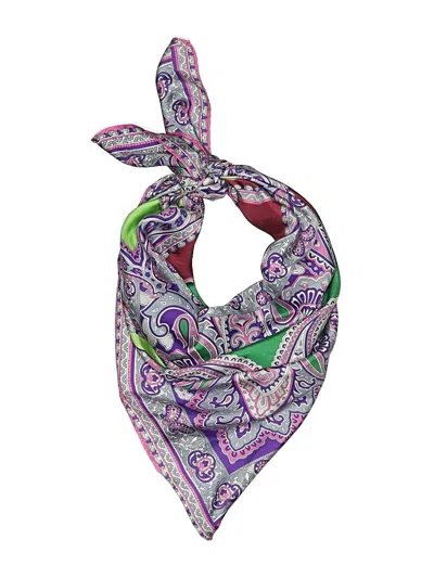 Pre-owned Assorted Brands Scarf In Purple