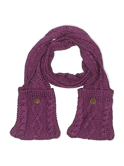 Pre-owned Assorted Brands Scarf In Purple