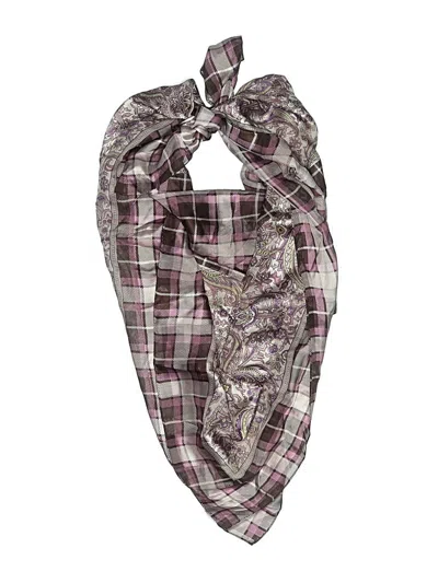 Pre-owned Assorted Brands Scarf In Purple