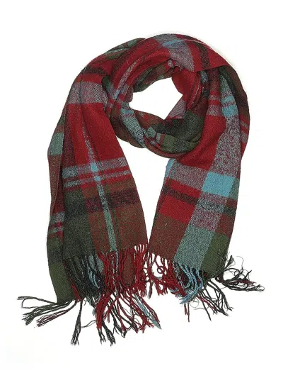 Pre-owned Assorted Brands Scarf In Red