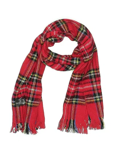 Pre-owned Assorted Brands Scarf In Red
