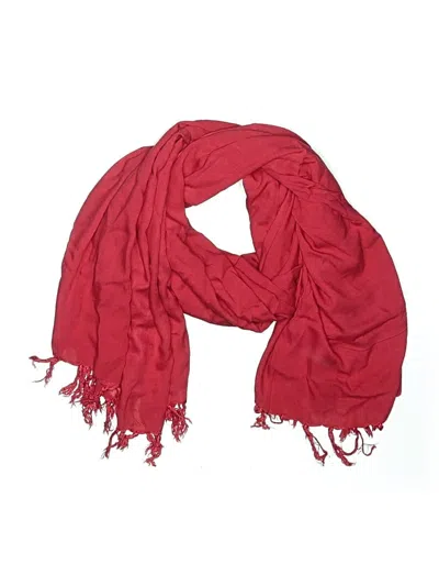Pre-owned Assorted Brands Scarf In Red